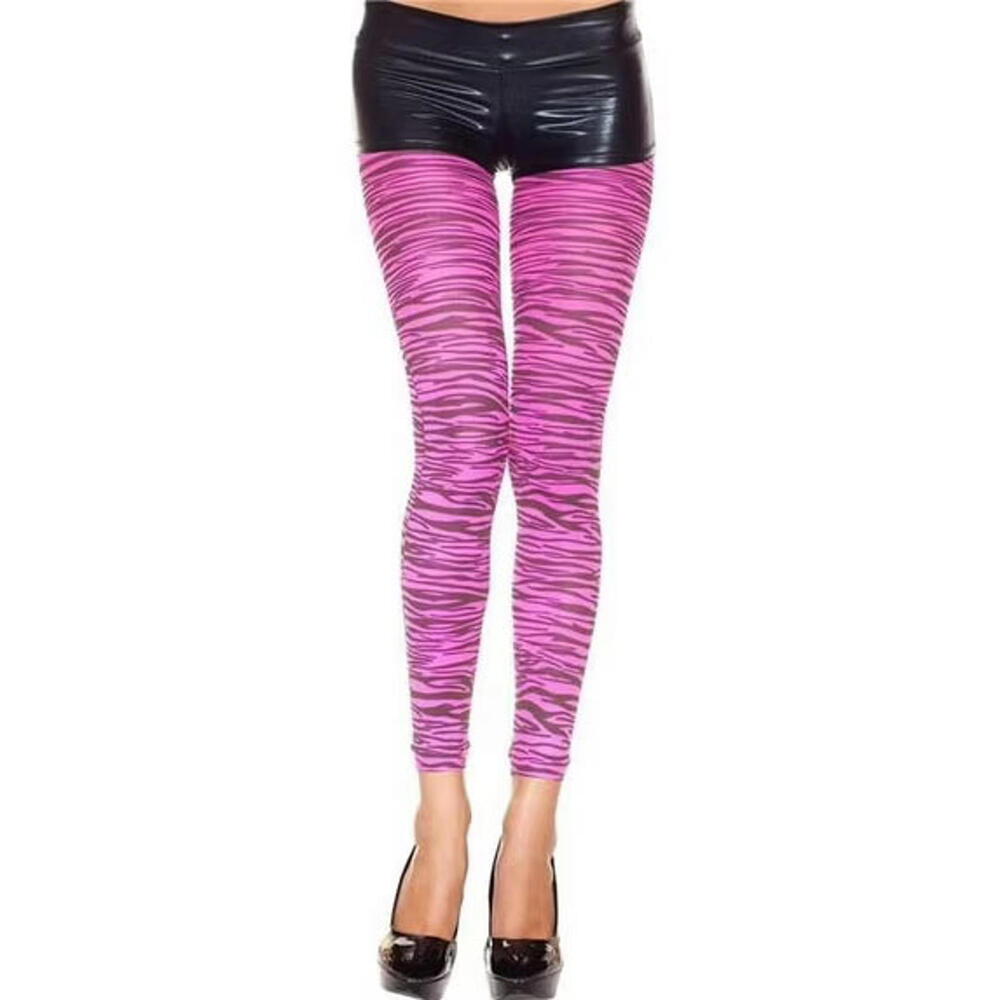 Music Legs Women's Women's Zebra print opaque leggings